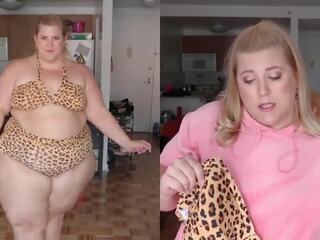 BBW Swimsuit: Chubby Swimsuit HD adult clip film 8a