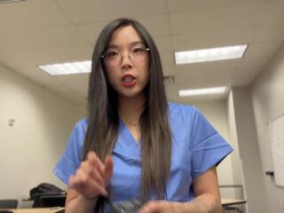 Creepy master Convinces Young Asian Medical doc to Fuck to Get Ahead