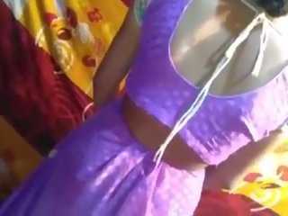 Just Married Bride Saree in Full HD Desi vid Home.