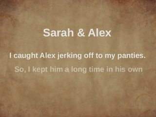 Tease member in his and with my panties and vibrator(ruined cum) - Sarah&Alex