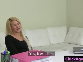 Czech Amateur Has FFM Fun During sex video Audition: Free x rated clip fd