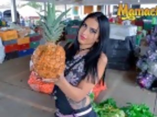 MamacitaZ - tremendous swell Tattooed Latina Fucked Hard For The First Time On CAM
