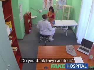 FakeHospital Busty attractive grown MILF helps the MD relieve adult film clips