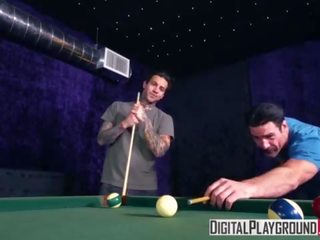 XXX dirty video clip - Pool Shark - group adult video