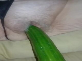 Taking a Cucumber Deep, Free Pussy Masturbator HD adult movie b3