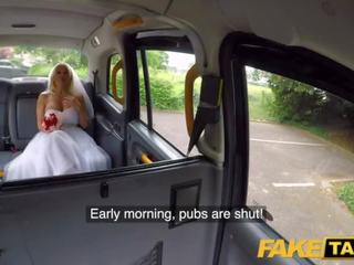 Fake Taxi superior sexy Tara Spades Creampied on Her Wedding Day