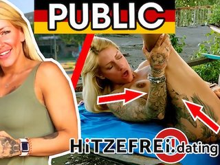 Tattooed and Pierced! FitXXXSandy Fucked in Public! HITZEFREI.dating