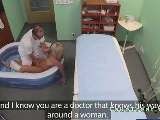 Pregnant enchantress fucked by her intern in fake hospital