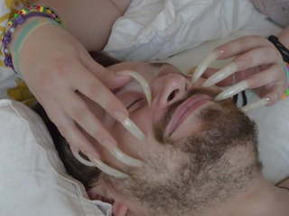 Face Scratching with Long Sharp Nails, HD xxx video c1