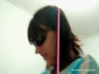 Argentinian teenager giving blowjob at home