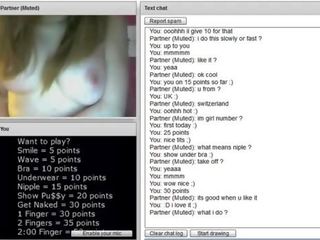 Horny Swiss darling Chatroulette Game