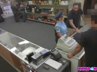 Teenager Police Officer Hocks Her Gun