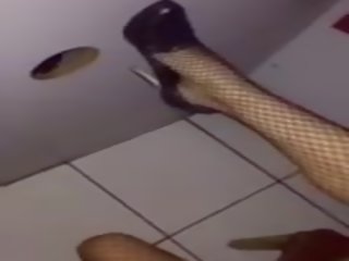 Wife Sucks Cocks at the Gloryhole then begins a Group of