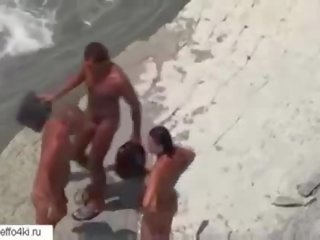 Amateur sex movie on the beach