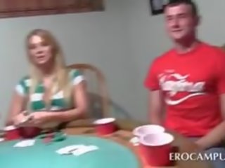 College Poker x rated film Game With Boob Flashing