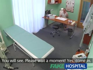 FakeHospital exceptional brunette nurse gives patient some sexual healing